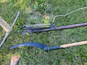 lot 39 image: Pole Saw, Pole Trimmer & Pick Axe