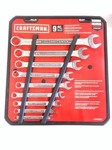 New Craftsman 9 Piece SAE Combo Wrench Set