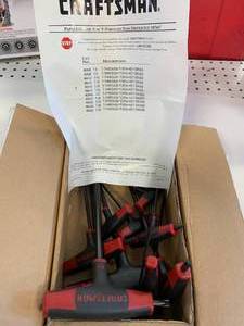 New New Craftsman 11 Piece T Handle Torx Bit Set