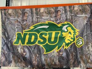 New NDSU Camo Bison Flag