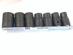 New Seven Piece SK Tools Metric Impact Socket Set 11- 19mm