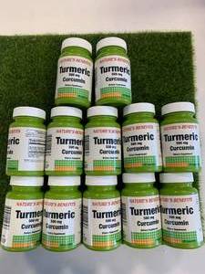 New 12 Bottles Turmeric Expires 042024