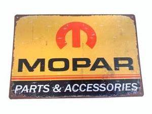 Mopar Metal Sign 8X12