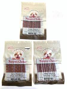 Lot of Three New Sweet Potato & Duck Dog Treats