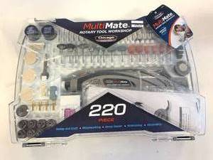 New 220 Piece Rotary Tool & Accessories