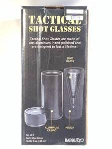 New Cast Aluminum Tactical Shot Glasses