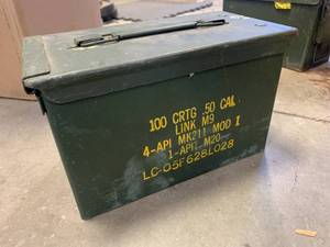Genuine Military .50 Cal Ammo Can