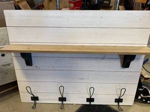 Entryway Coat Hook   Shelf 24X30