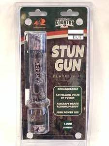 New 4.9 Million Volt Stun Gun Flashlight