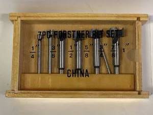 New 7 Piece Forstner Bit Set