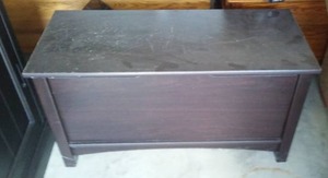 lot 210 image: Storage Chest  See pics for condition.
