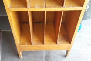 lot 226 image: Shelving Unit-All Wood.