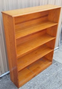 lot 228 image: Pine Bookcase.