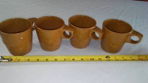 lot 85 image: (4) 1961 Military Cups Excellent