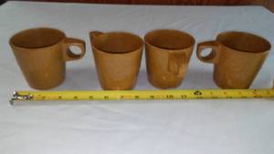 lot 90 image: (4) 1960 Military Cups Excellent