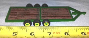 lot 162 image: John Deere Flatbed Trailer
