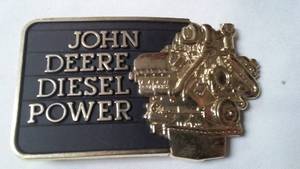 lot 175 image: John Deere Belt Buckle Diesel Power 3D 1982
