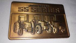 lot 178 image: John Deere Belt Buckle 55 Series #6215