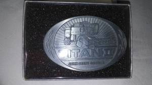 lot 182 image: John Deere Belt Buckle Titan II Combine
