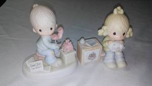 lot 191 image: (2) Precious Moments Collectors Club