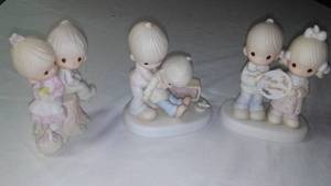 lot 194 image: (3) Precious Moments Anniversary Love, Lifting Up