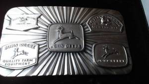 lot 312 image: John Deere Belt Buckle Historical Trademarks