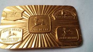 lot 343 image: John Deere Belt Buckle Trademark 16196000