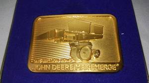 lot 346 image: John Deere Belt Buckle Max Emerge 10786000