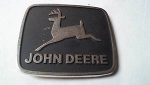 lot 347 image: John Deere Belt Buckle Traditional Logo
