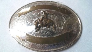 lot 365 image: Cowboy Rodeo Buckle