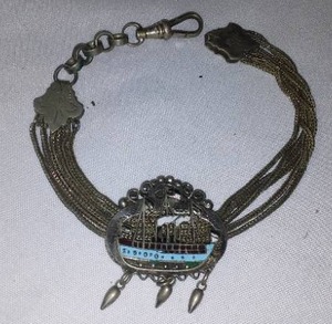 lot 331 image: Silver Bracelet With Ship Theme