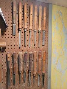 15 Diston and Craftsman Lathe Chisels.