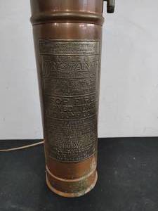 Vintage Fire Extinguisher Lamp