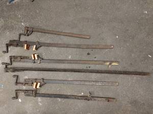 6 Large Clamps
