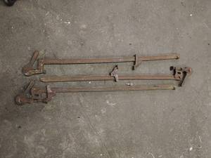 Three Large Clamps