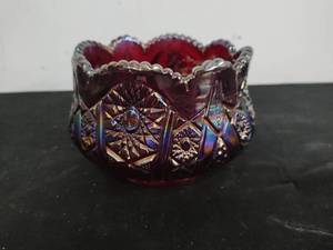 Vintage Carnival Glass Bowl