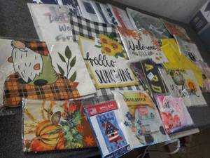 Flags, Pillow Cases and Welcome...