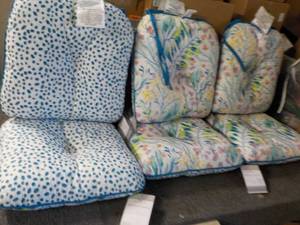 6 Reversible Chair Cushions...