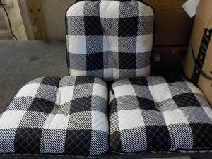 3 Reversible Chair Cushions...