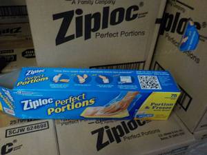 Case of 12 Boxes Ziploc Perfect Por...