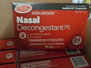3 Cases Right Remedies Nasal Decong...