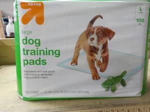 Pkg of 100 Large Dog Training Pads...