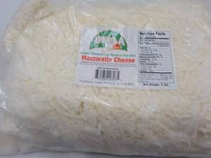 5 lb. Box Frozen Bag Bella Mozzarel...