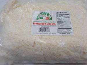 5 lb. Box Frozen Bag Bella Mozzarel...