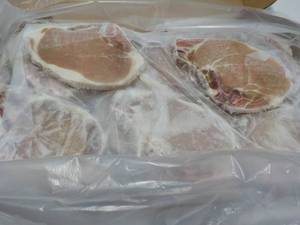 10 lb. Box Frozen Bone In Pork Chop...