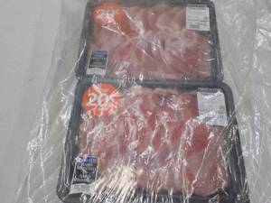 2 Frozen Pkgs thin Pork Chops...