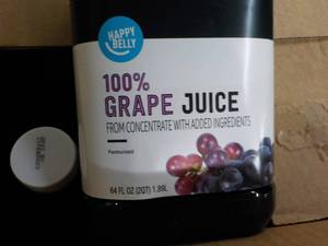 8 - 64 oz Bottles 365 100 % Grape J...