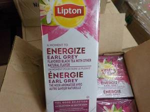 Case of 6 Boxes Lipton Energize Ear...