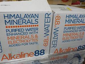 2 Cases Alkaline 88 Purified Water...