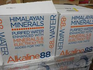 2 Cases Alkaline 88 Purified Water...